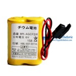 Akku für FANUC BR-AGCF2W A98L-0031-0011 # L A06B-6093-K001 Schwarz Anschluss - Ersatz-Akku
