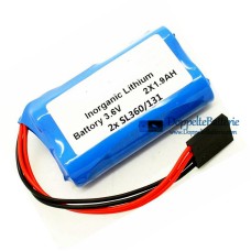 Akku für PLC Tsx17 2xSL360 / 131 sl-360 2x SL-360 3,6 V - Ersatz-Akku