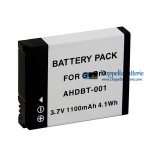 Akku für Gopro AHDBT-001 HD HERO1 1100mAh - Ersatz-Akku