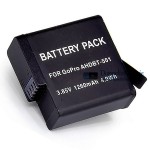 Akku für Gopro AHDBT501 BT-501 AHDBT501 Hero5 Aktion 1260mAh - Ersatz-Akku